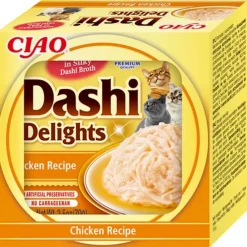Hot Dashi Delights Kattenvoer Nat Chicken 70 gr Kattenvoer