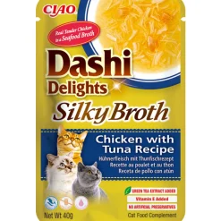Dashi Delights Silky Broth Kattenvoer Nat Chicken & Tuna 40 gr^Ciao New