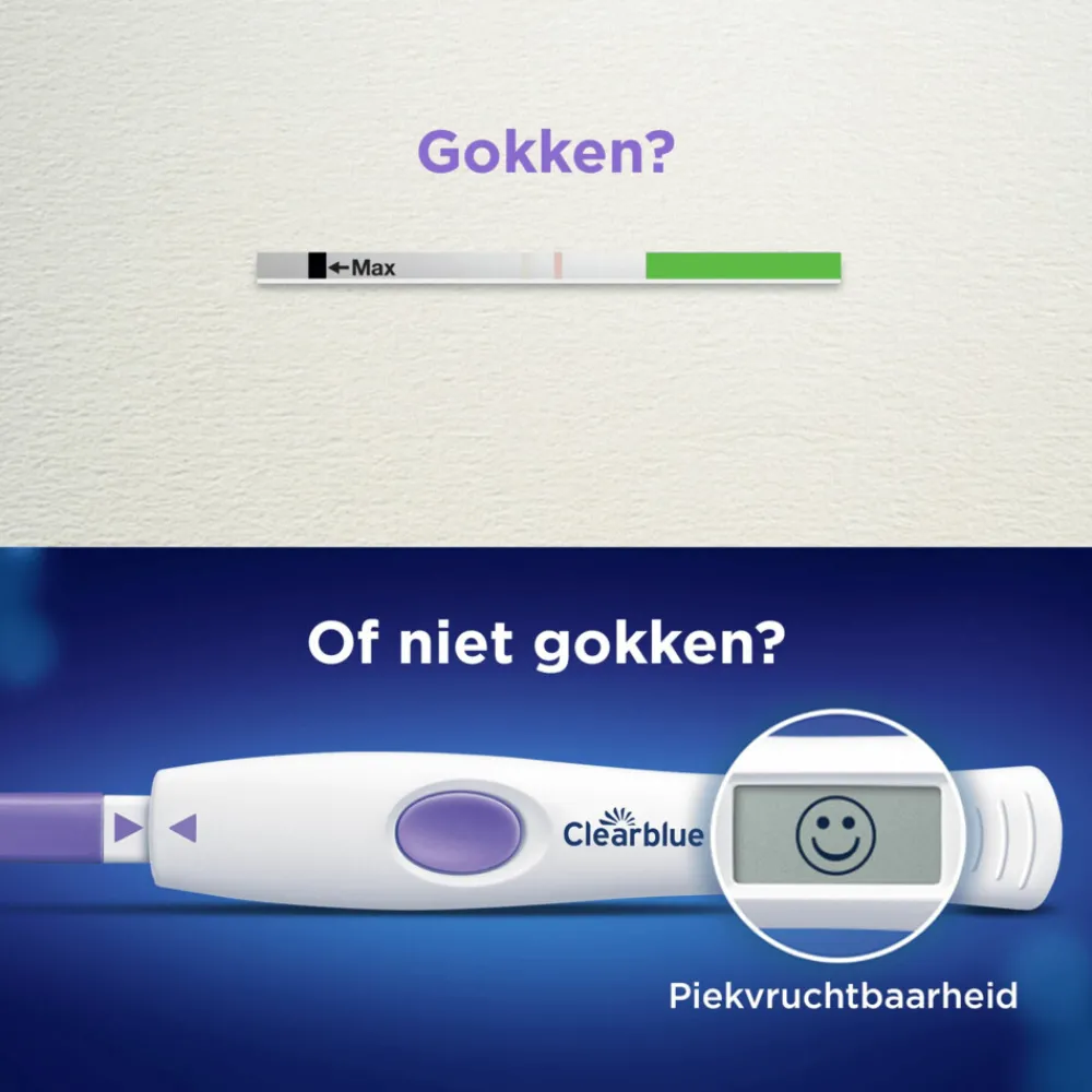 Ovulatietesten<Clearblue Ovulatietest Digitaal Geavanceerd 10 stuks