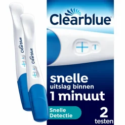 Zwangerschapstest Snelle Detectie 2 stuks^Clearblue Best