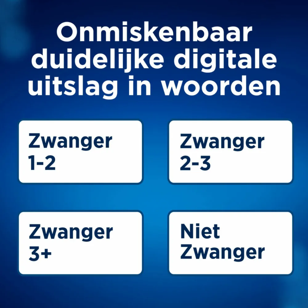 Clearance Zwangerschapstest met Wekenindicator 2 stuks Zwangerschapstesten|Zelftesten