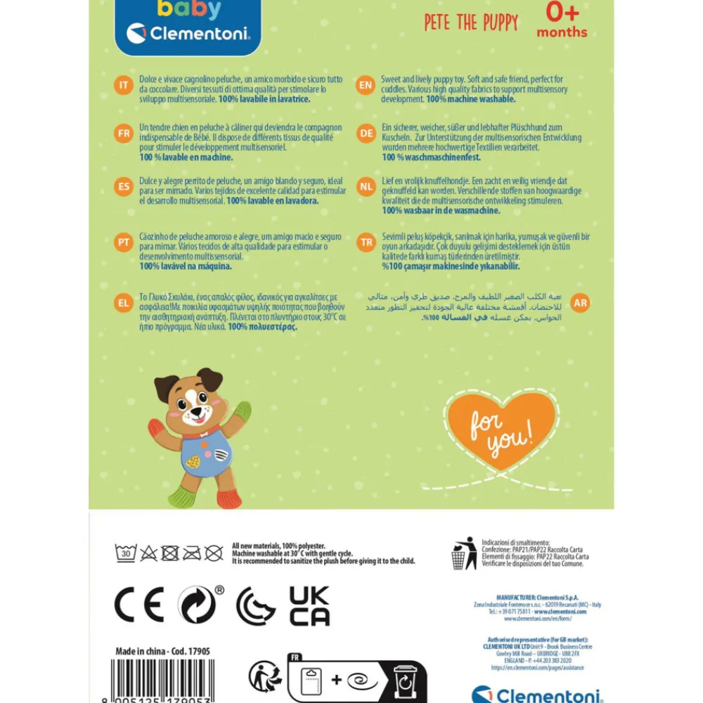 Knuffel in Doos Dog^Clementoni Sale