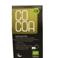 Ballen Raw Food Hazelnoot Bio 70 gr^Cocoa Best