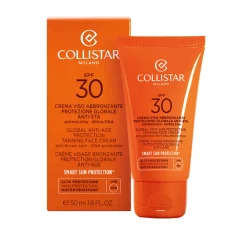 Globale Anti-Age Protection Tanning Face Cream SPF 30 50 ml^Collistar New
