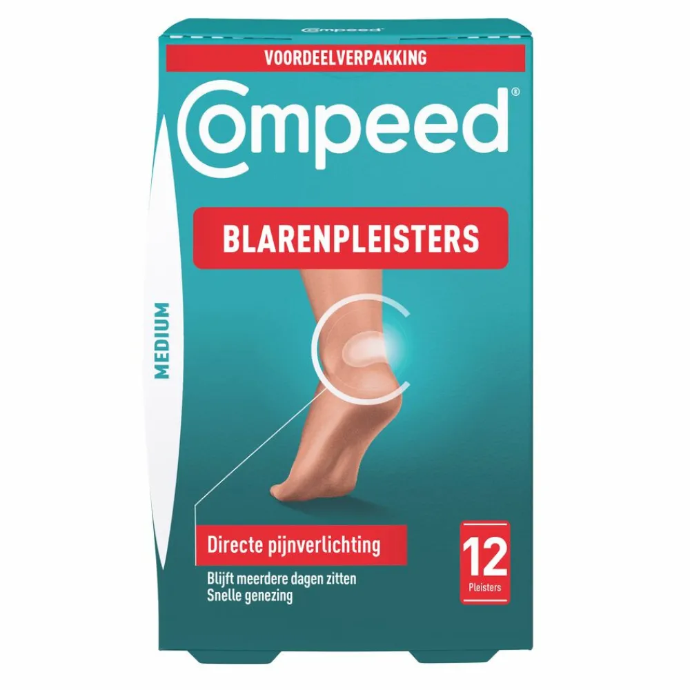 Blarenpleister Medium Hiel 12 stuks^Compeed New