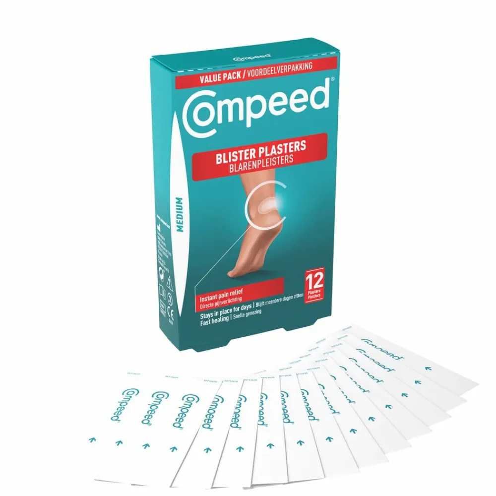 Blarenpleister Medium Hiel 12 stuks^Compeed New