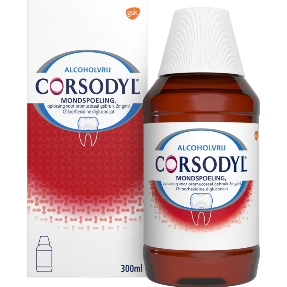 Mondspoeling 300 ml^Corsodyl New