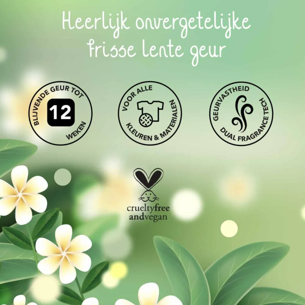 Geurbooster 25 Wasbeurten Navulling Lentefris 250 gr^Cosmeau Outlet