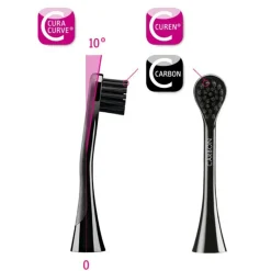 Black is White Hydrasonic Opzetborstels Carbon Duo 2 stuks^Curaprox Discount