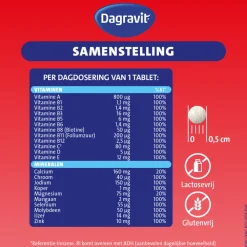 Multi Vitaminen En Mineralen<Dagravit Multi Elke Dag 60 tabletten