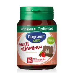 Natural Kids Multivitaminen Framboos 60 kauwtabletten^Dagravit Clearance