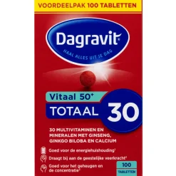 Totaal 30 Vitaal 50+ 100 tabletten^Dagravit Best