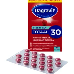 Totaal 30 Vitaal 50+ 100 tabletten^Dagravit Best
