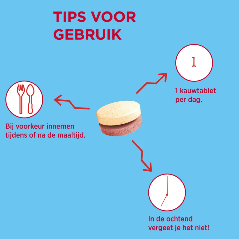 Totaal 30 Weerstand & Energie 50 kauwtabletten^Dagravit