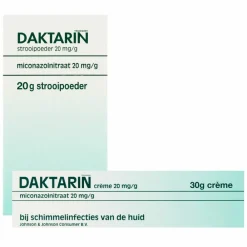 Huid<Daktarin Crème 30gr + Strooipoeder 20gr Pakket