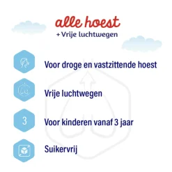 Discount Kids Alle Hoest Suikervrij 120 ml Gezondheidsproducten|Luchtwegen & Keel