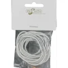 Accessoires<Damselle Elastiek Wit Lang 12 stuks