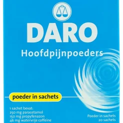 Pijnstillend<Daro Hoofdpijnpoeders 20 stuks