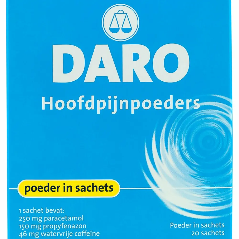 Pijnstillend<Daro Hoofdpijnpoeders 20 stuks
