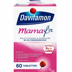 Zwangerschapsvitamine|Vitaminen Vrouw<Davitamon Compleet Mama Fit 60 tabletten
