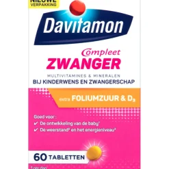 Compleet Zwanger 60 tabletten^Davitamon Hot