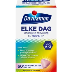 Elke Dag 60 kauwtabletten^Davitamon Discount