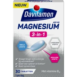 Mineralen<Davitamon Magnesium 3 in 1 30 tabletten
