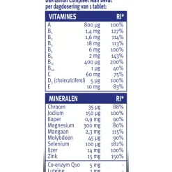 Vitaminen Man|Multi Vitaminen En Mineralen<Davitamon Multi Man 30 tabletten