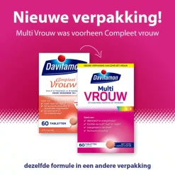 Vitaminen Vrouw|Multi Vitaminen En Mineralen<Davitamon Multi Vrouw 60 capsules