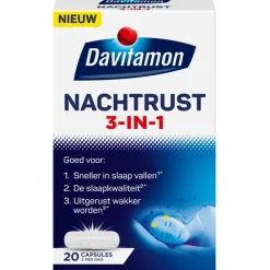 Nachtrust 3-in-1 20 capsules^Davitamon Best