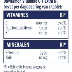 Vitaminen<Davitamon Vitamine C Hoog Gedoseerd + Extra D3 42 tabletten
