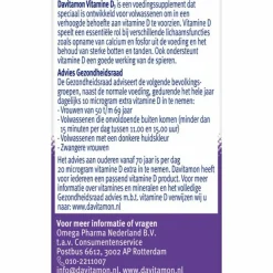 Vitaminen<Davitamon Vitamine D Volwassenen 75 smelttabletten