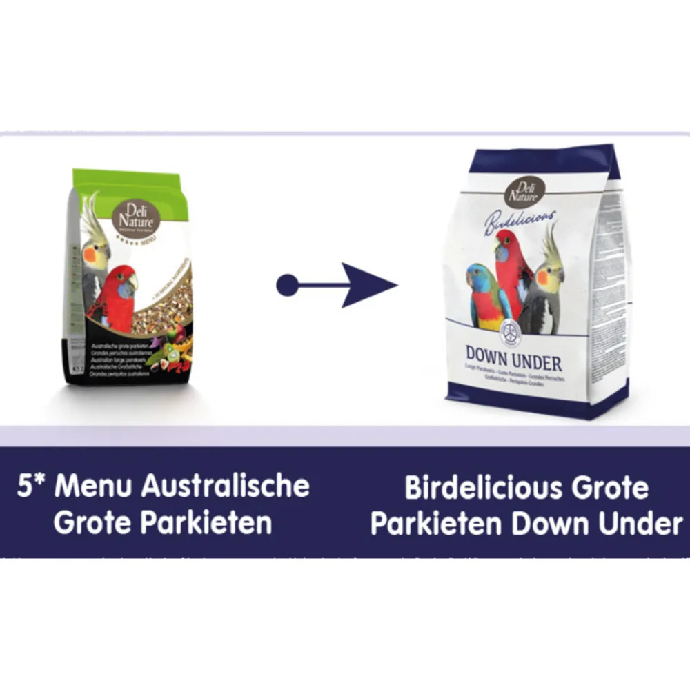Sale 5 Sterren Menu Australische Parkiet 2,5 kg Droogvoer & Zaden