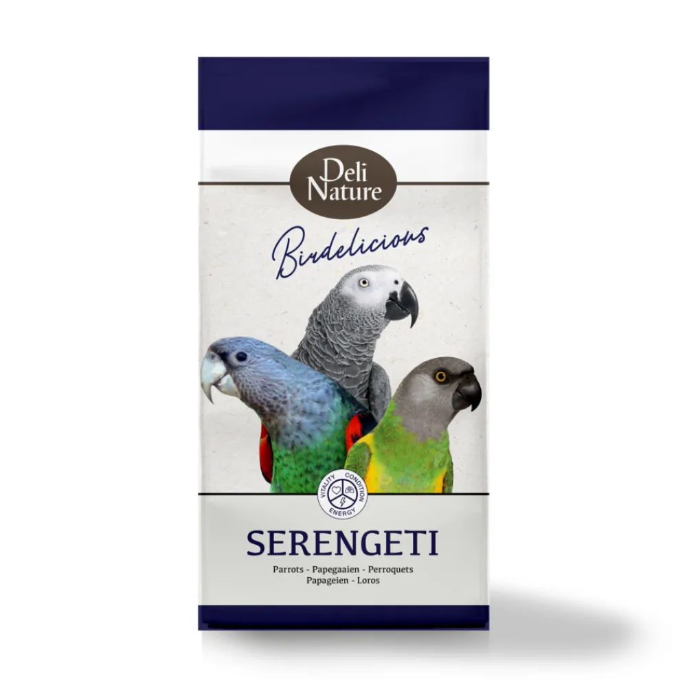 Droogvoer & Zaden<Deli Nature Birdelicious Papegaaien Serengeti 750 gr
