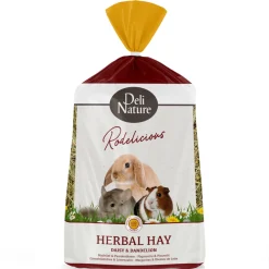 Droogvoer & Zaden<Deli Nature Rodelicious Kruidenhooi Madelief & Paardenbloem 600gr