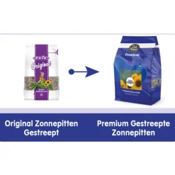 Droogvoer & Zaden<Deli Nature Zonnepit Gestreept 2,5 kg
