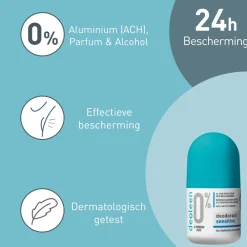 Deodorant Roller 0% Sensitive 50 ml Deodorant