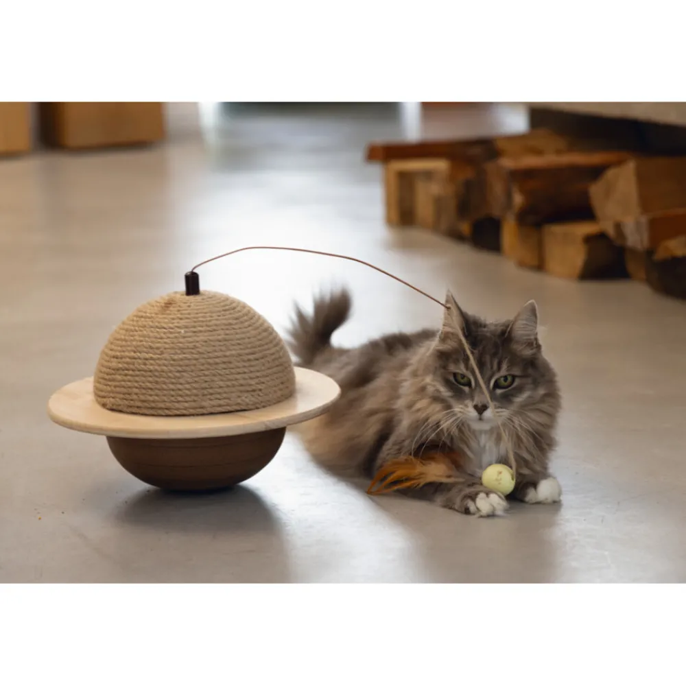 Krabpalen & Meubels<Designed by Lotte Krabbol Hout Wiggly 29,5 cm