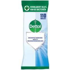 Schoonmaakdoekjes<Dettol Desinfecterende Reinigingsdoekjes Cleanser 110 stuks