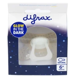 Fopspeen Natural 6+ mnd Glow In The Dark^Difrax Discount