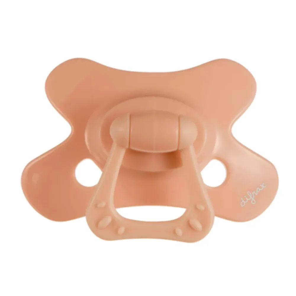 Flessen & Spenen<Difrax Fopspeen Natural 6+ mnd Peachy