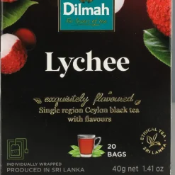 Thee<Dilmah Lychee Thee 20 stuks