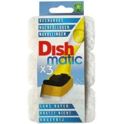 Sponzen<Dishmatic Schuurspons Krasvrij Navulling