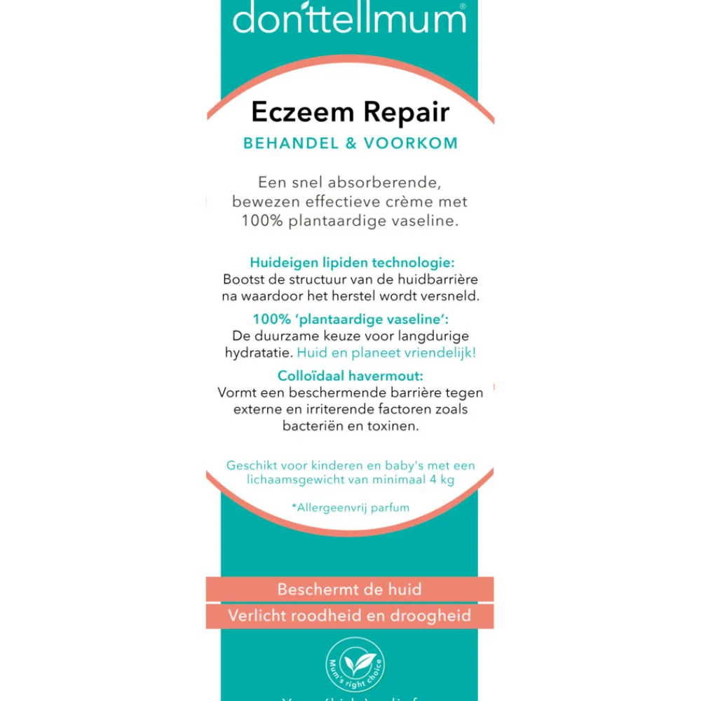 Lichaamsverzorging<Donttellmum Eczeem Repair Creme 50 ml