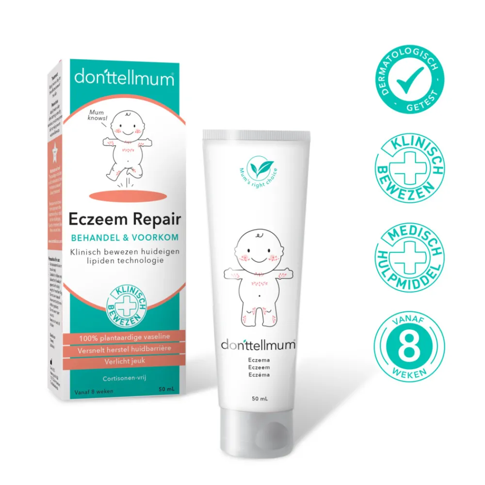 Lichaamsverzorging<Donttellmum Eczeem Repair Creme 50 ml
