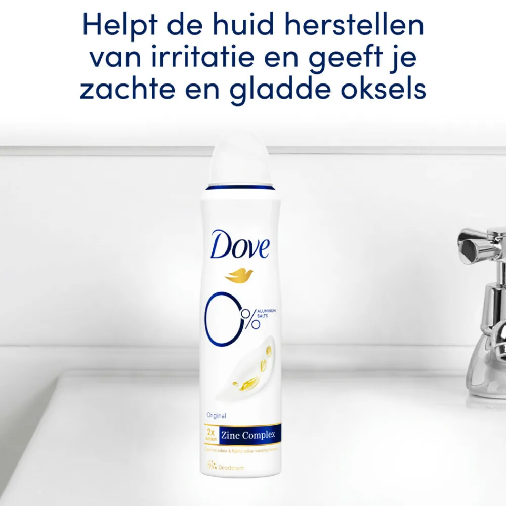 Deodorant Spray 0% Original 150 ml^Dove Outlet