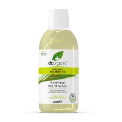 Tea Tree Mondspoelwater 500 ml^Dr. Organic Online