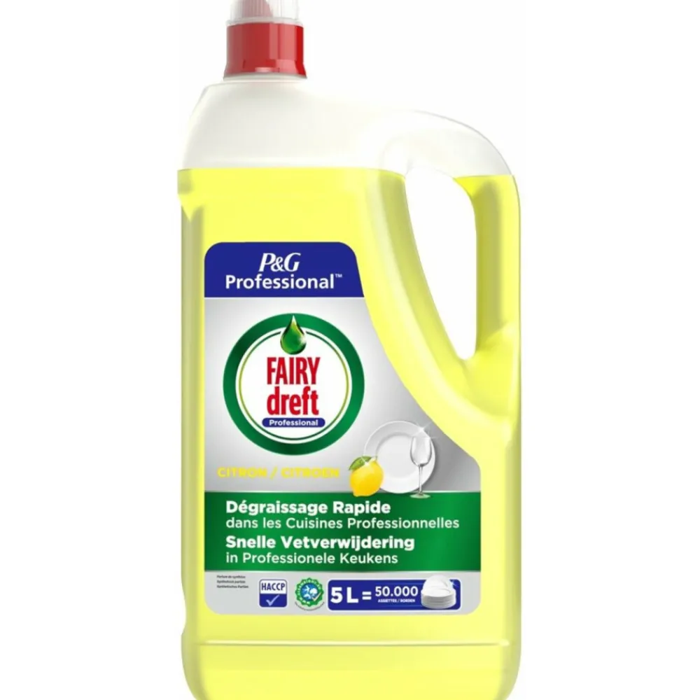 Professioneel Vaatwasmiddel|Handafwas<Dreft Washing Up Liquid Lemon 5 liter