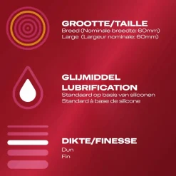 Hot - Love Condoooms 6 stuks & Thin Feel Condooms 10 stuks - Pakket Intieme Hulpmiddelen