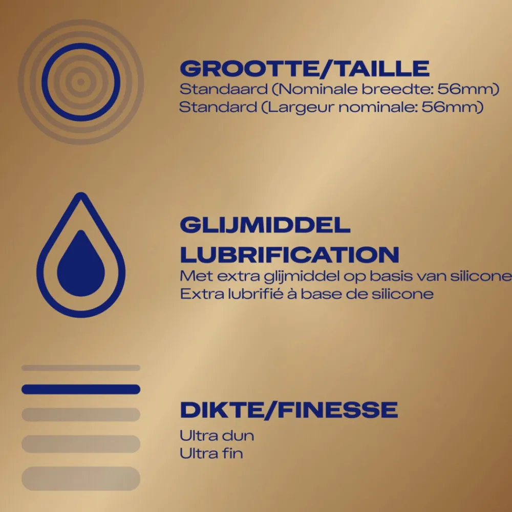 Intieme Hulpmiddelen<Durex - Nude Extra Lube Condooms 10 stuks & Thin Feel extra Lube 10 stuks - Pakket